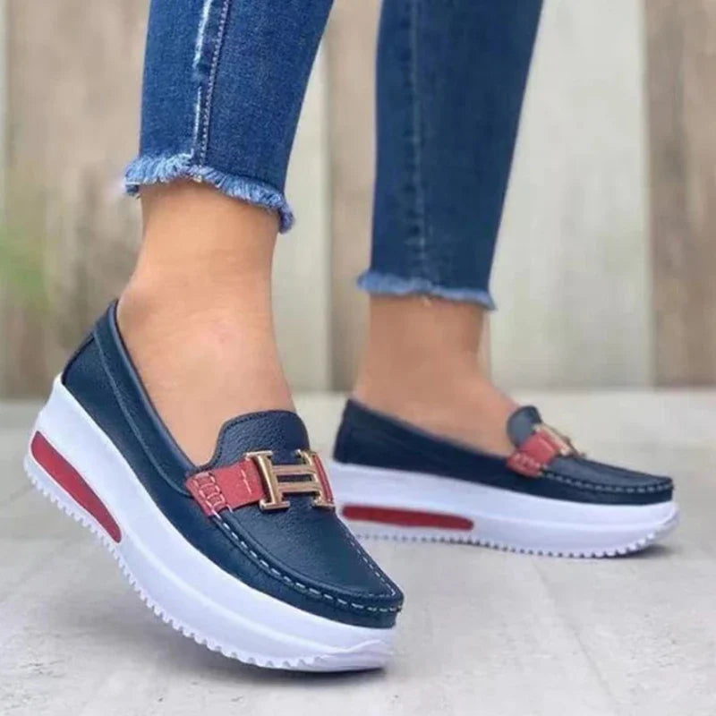 Mocassim Feminino de Couro Confort