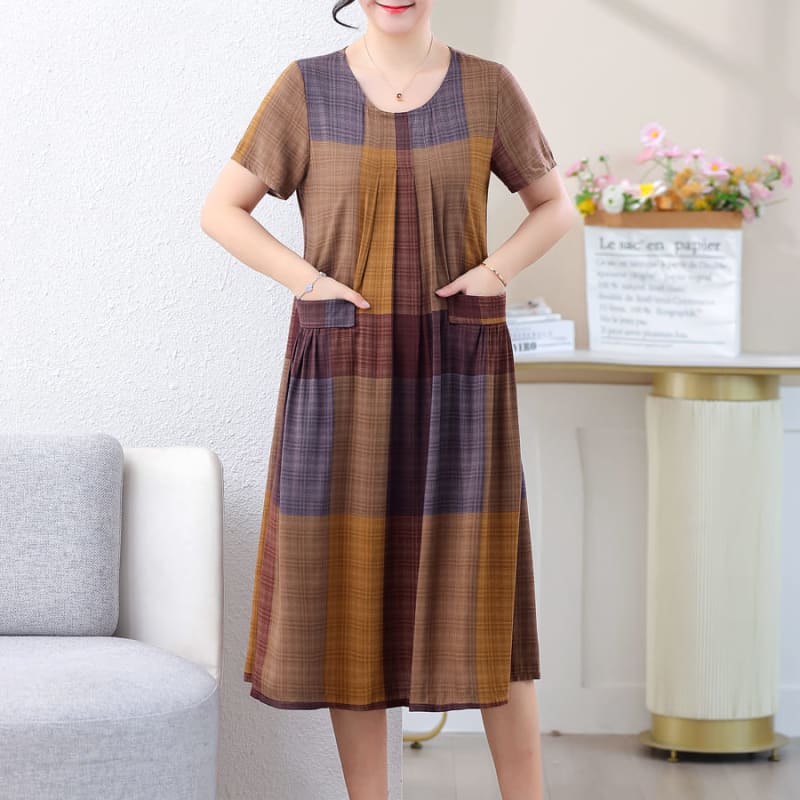 Vestido Etampado Mabel - Conforto e Elegância
