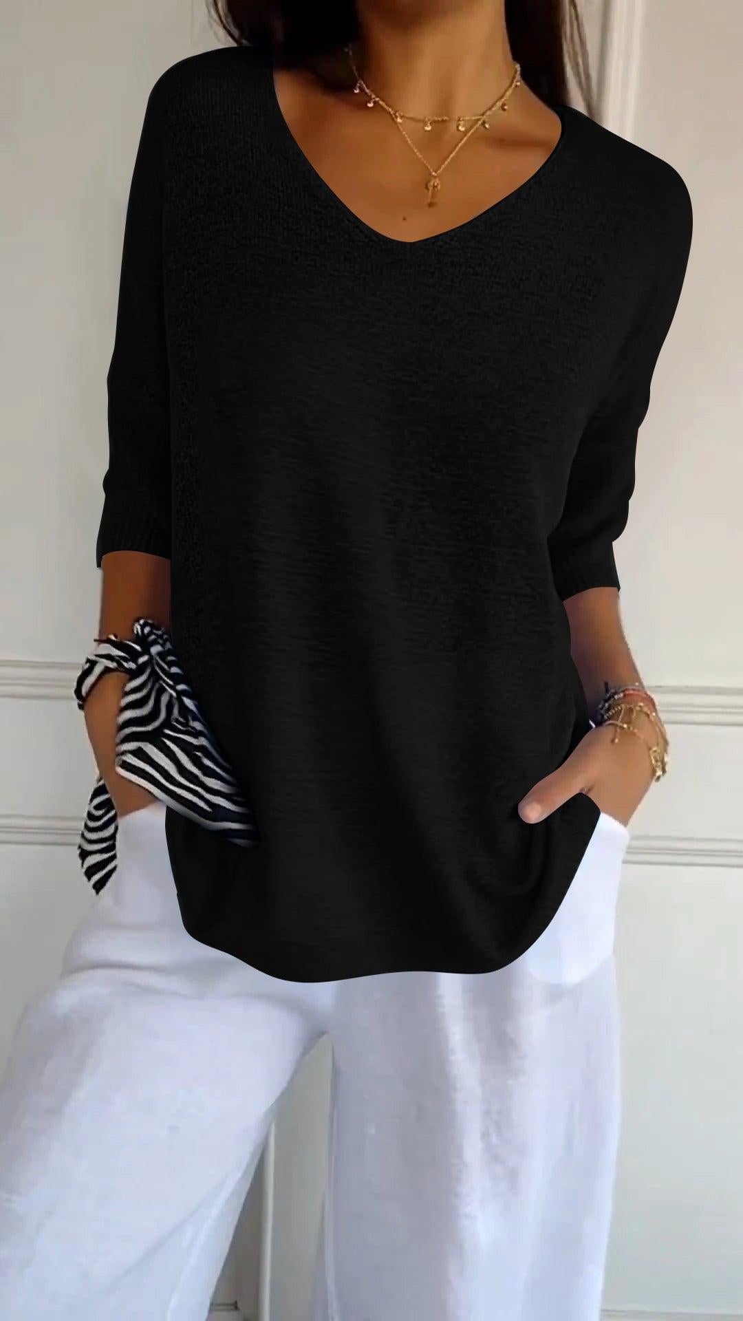 Blusa Feminina Paris com Malha Confortável