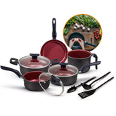 Jogo de Panelas Antiaderente 8 Peças Disegno - Teflon