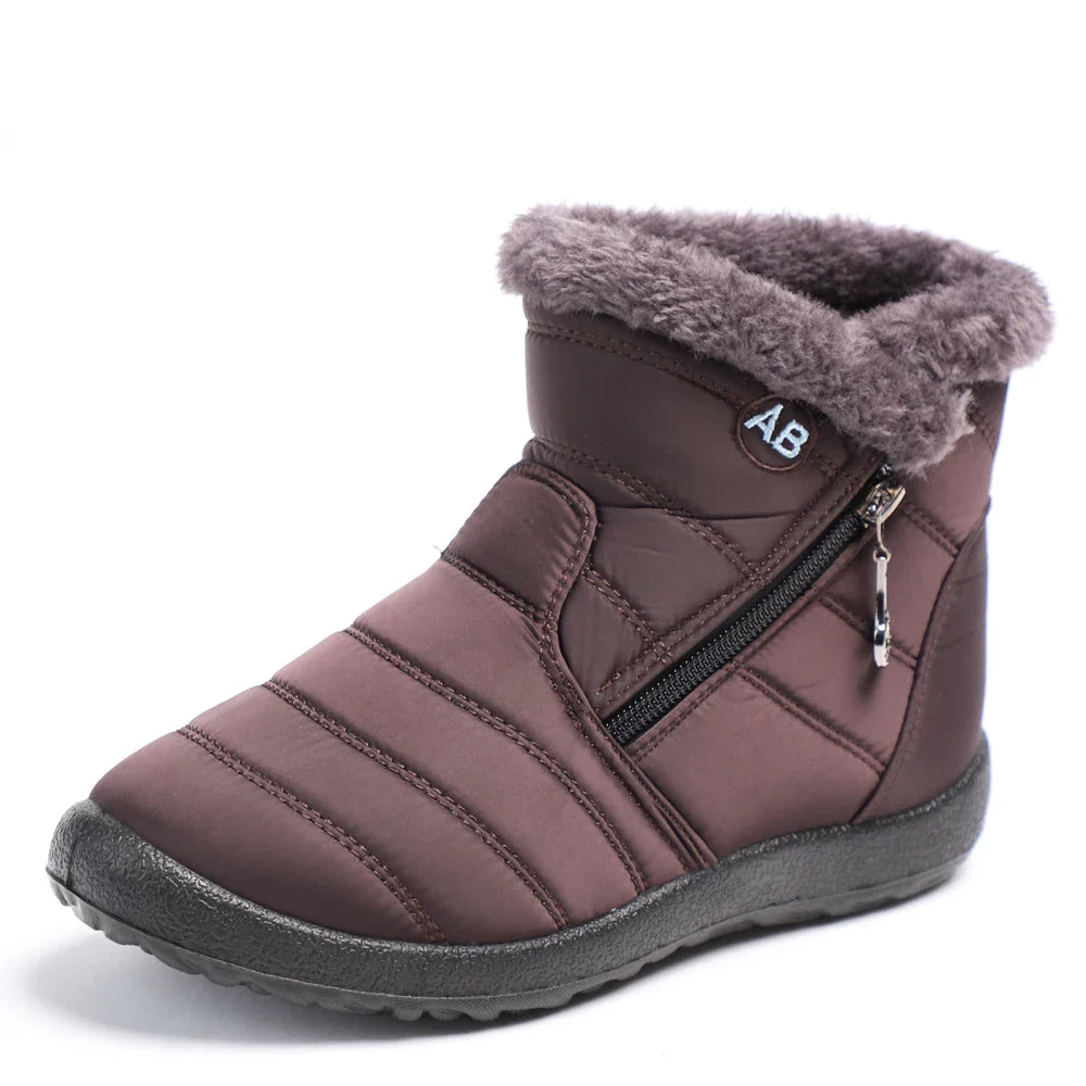Bota Confort Feminina Impermeável + Meias Peluciadas de Brinde