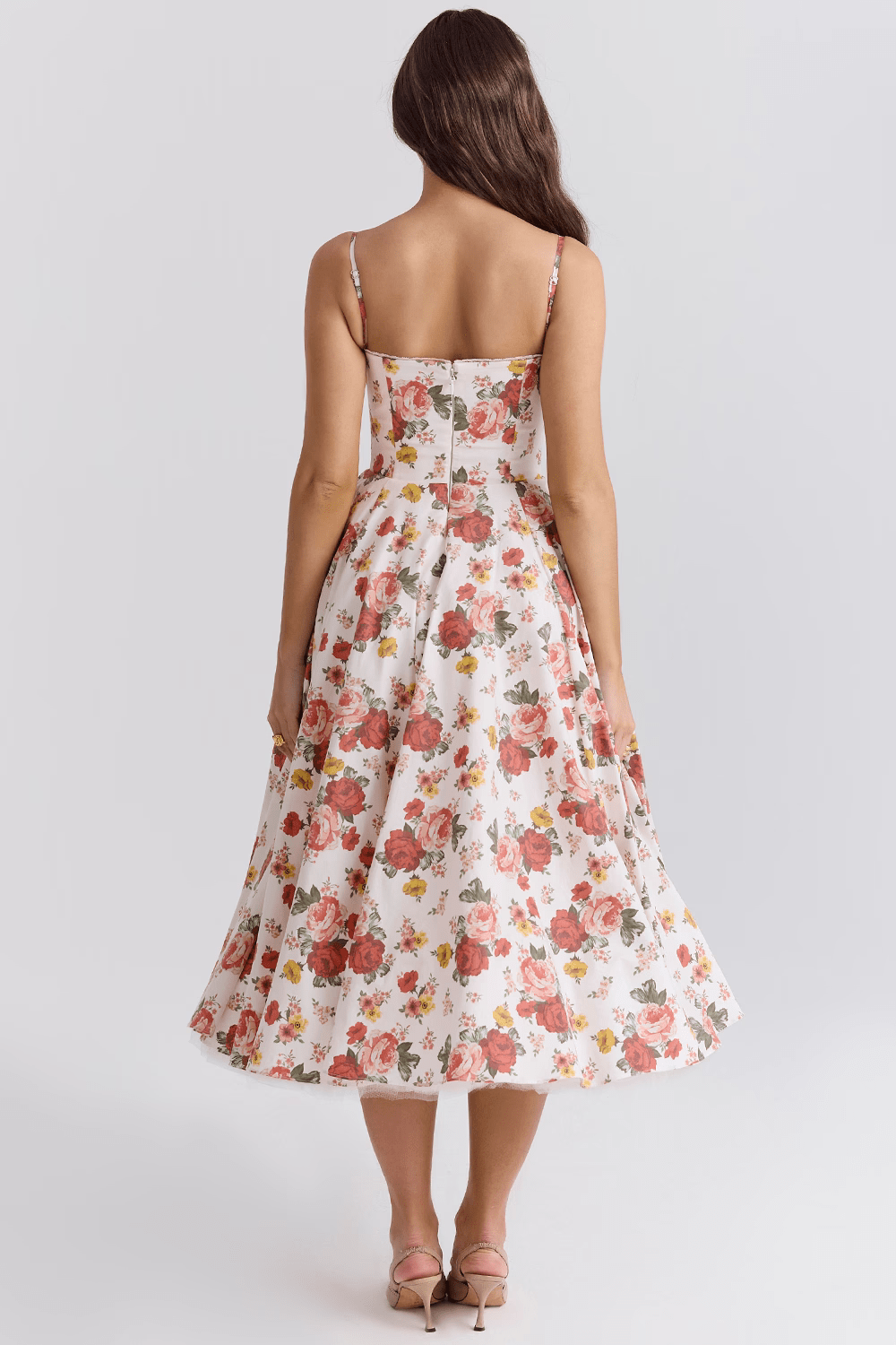 Midikleid Elisa – doppellagiges Design aus Polyester