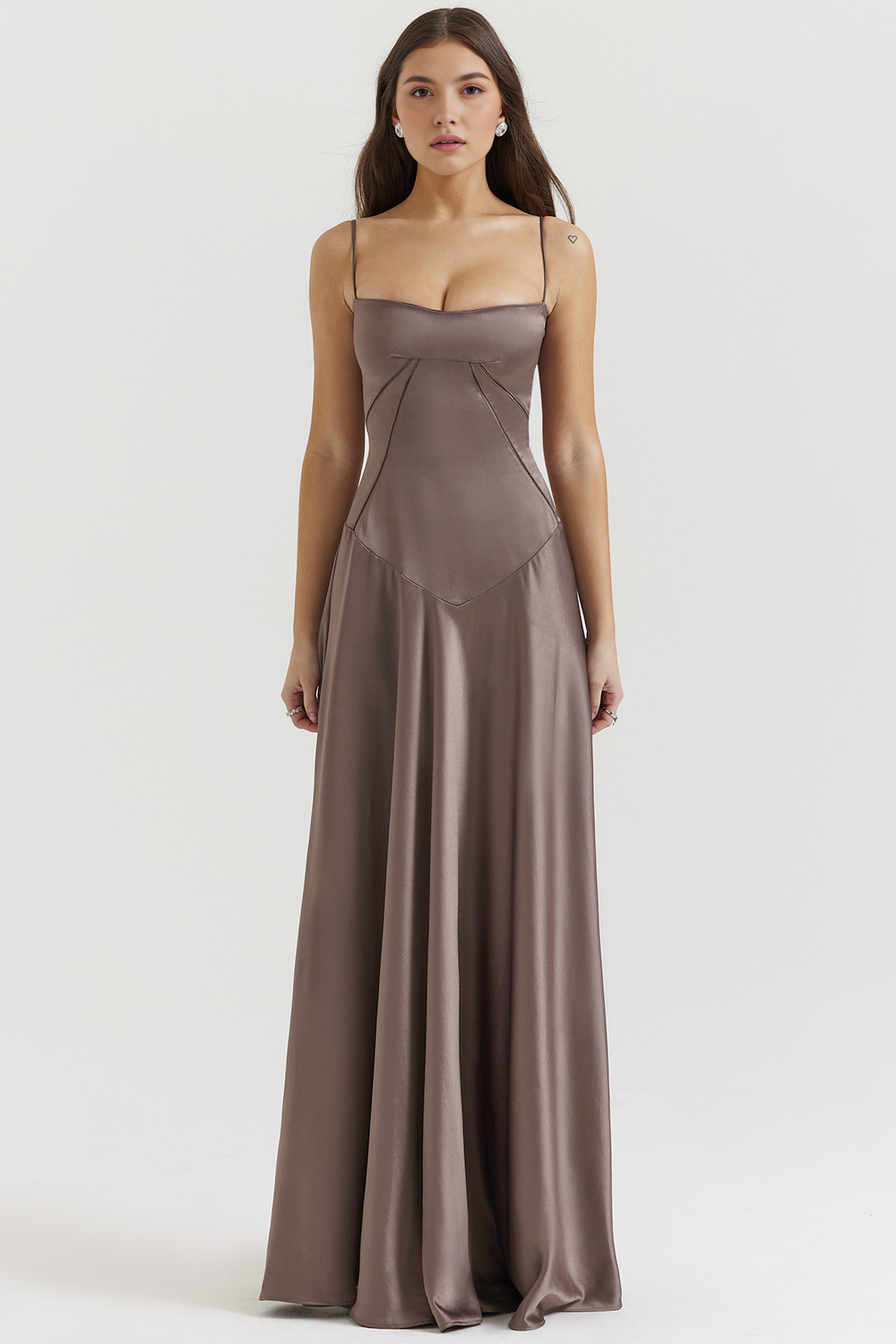 Maxikleid Marielle – eleganter Bustierstil aus Polyester, edle Optik