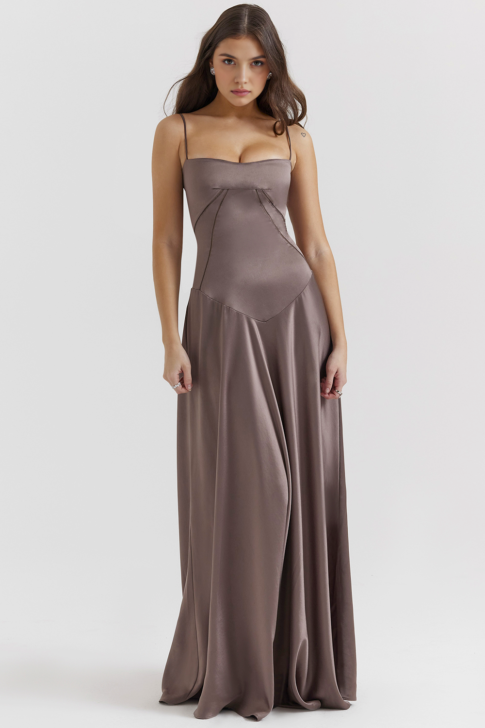 Maxikleid Marielle – eleganter Bustierstil aus Polyester, edle Optik