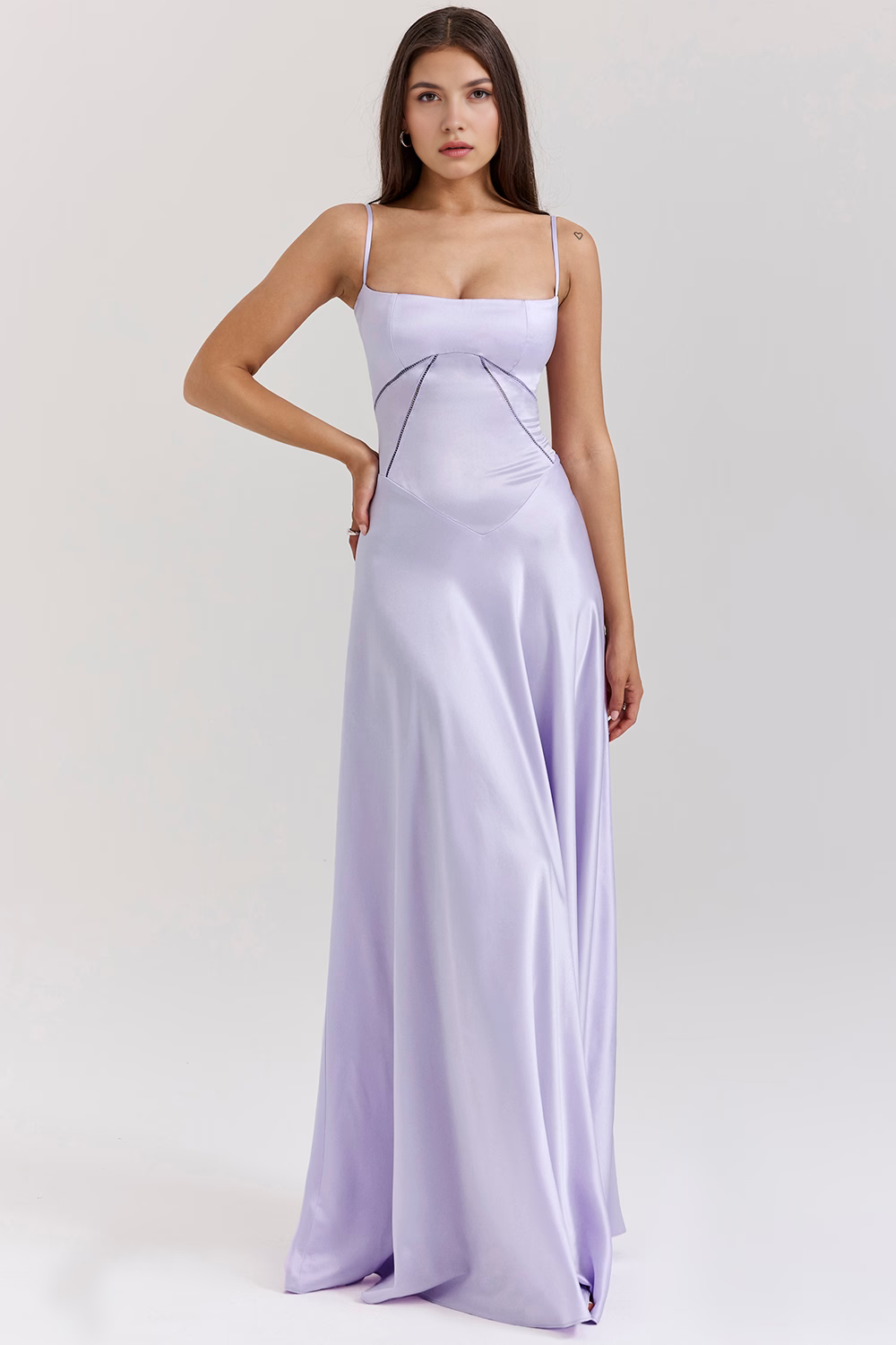 Maxikleid Marielle – eleganter Bustierstil aus Polyester, edle Optik