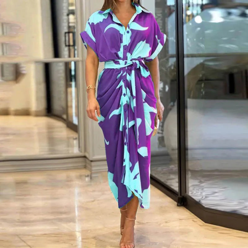 Vestido Midi Floral Lúcia