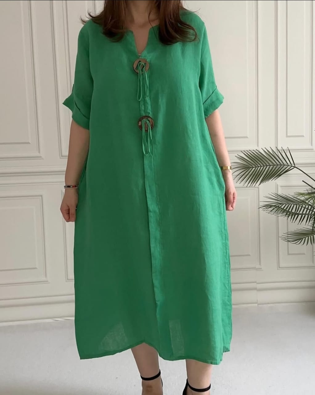 Vestido Marina - (COMPRE 1 E LEVE 2 ) + Bolsa (PRESENTE)