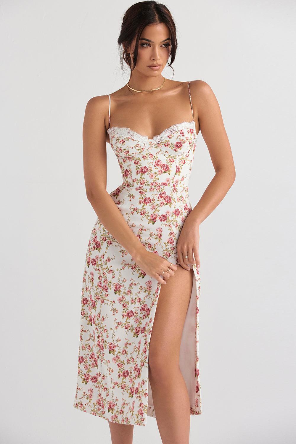 Midikleid Marlene – figurformend aus Polyester, eleganter Schnitt