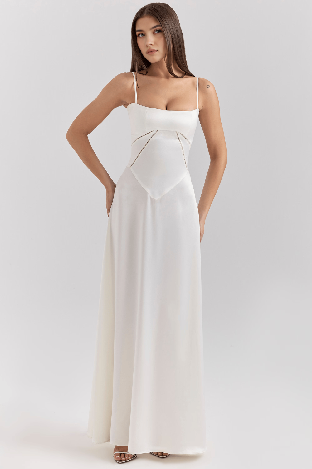 Maxikleid Marielle – eleganter Bustierstil aus Polyester, edle Optik