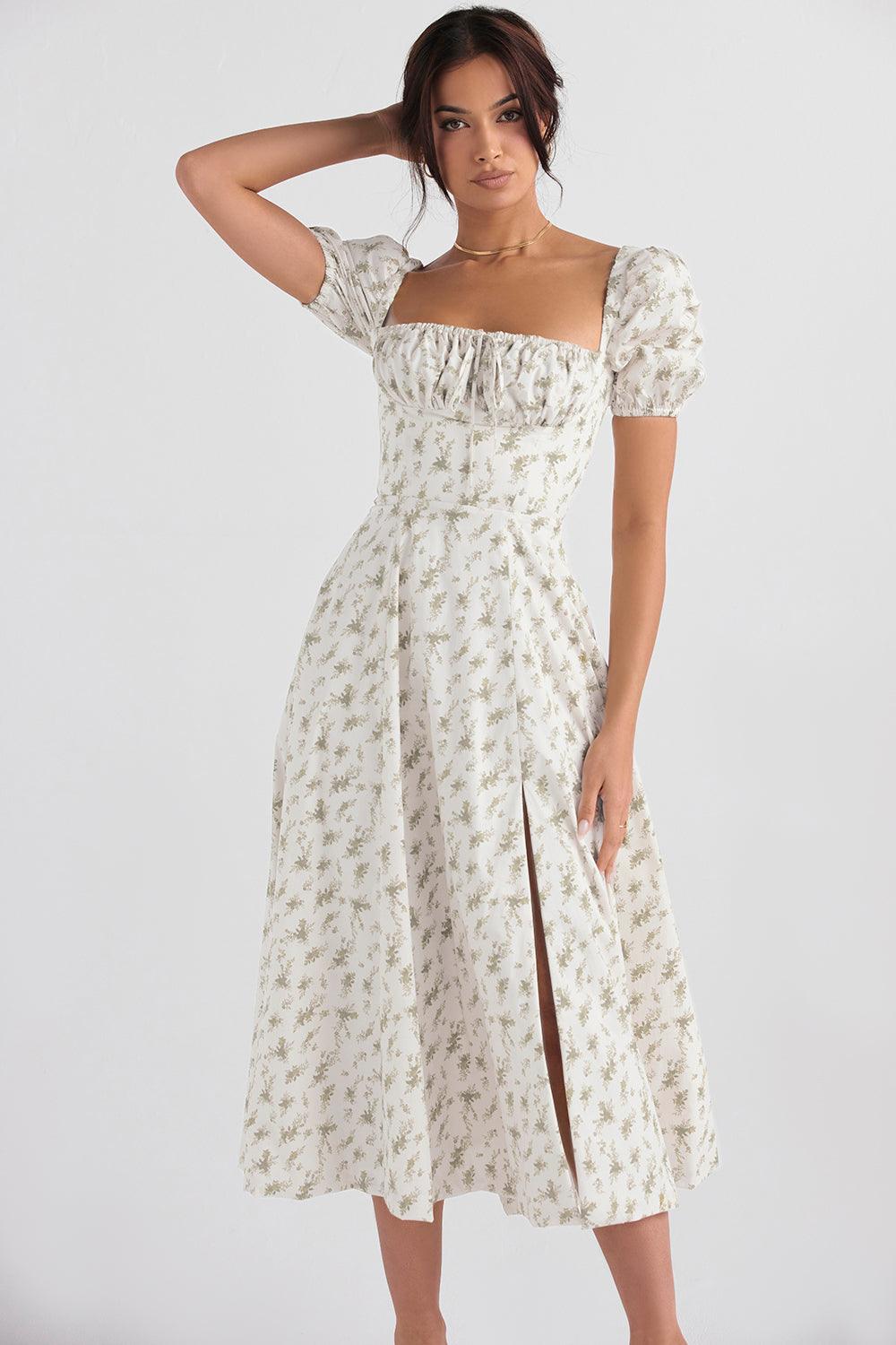 Midikleid Lina – mit Spitze aus Polyester, elegantes Design