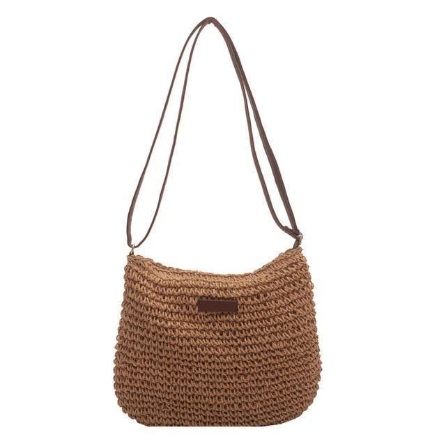 (Compre 01 Leve 02) Bolsa de Palha Trançada Artesanal - Tropical