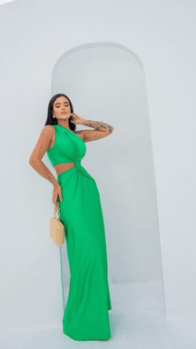 VESTIDO NULA MANGA CARIBE
