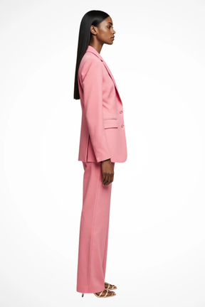 Liora | Women’s Elegant Blazer and Wide Leg Trousers Set