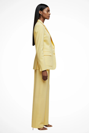 Liora | Women’s Elegant Blazer and Wide Leg Trousers Set