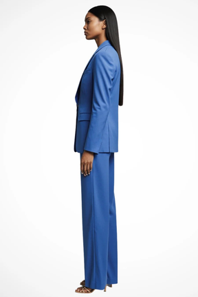 Liora | Women’s Elegant Blazer and Wide Leg Trousers Set