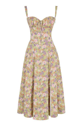 Midikleid Anna – mit Bustier-Oberteil aus Polyester