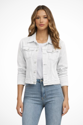 Harlow | Women’s Button Front Denim Jacket