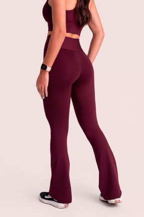 Kit 2 Calça Flare Fitness Feminina Flow Zero Transparência