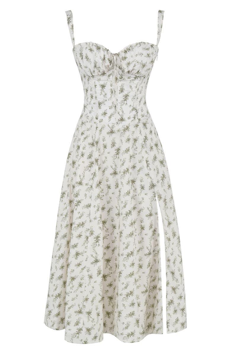 Midikleid Anna – mit Bustier-Oberteil aus Polyester