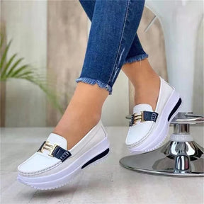 Mocassim Feminino de Couro Confort