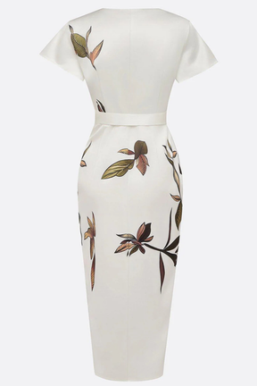 Anna | Women Elegant Wrap Midi Summer Dress