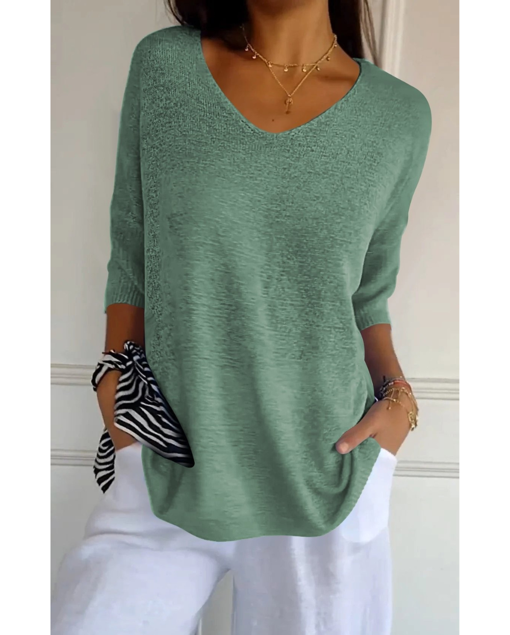 Kit 3 Blusas Luna em Malha Leve – Oferta Exclusiva