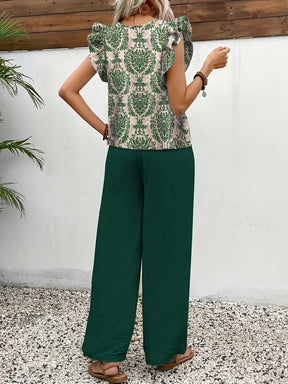 Amelia | Elegant Paisley Two-Piece Set