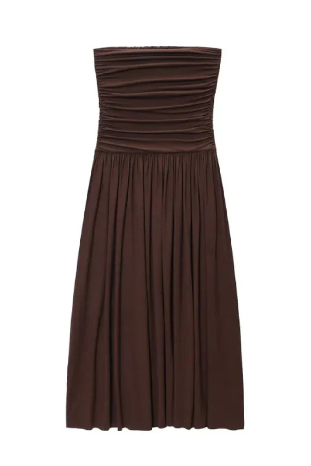 Isabella | Women’s Strapless Pleated Maxi Summer Dress
