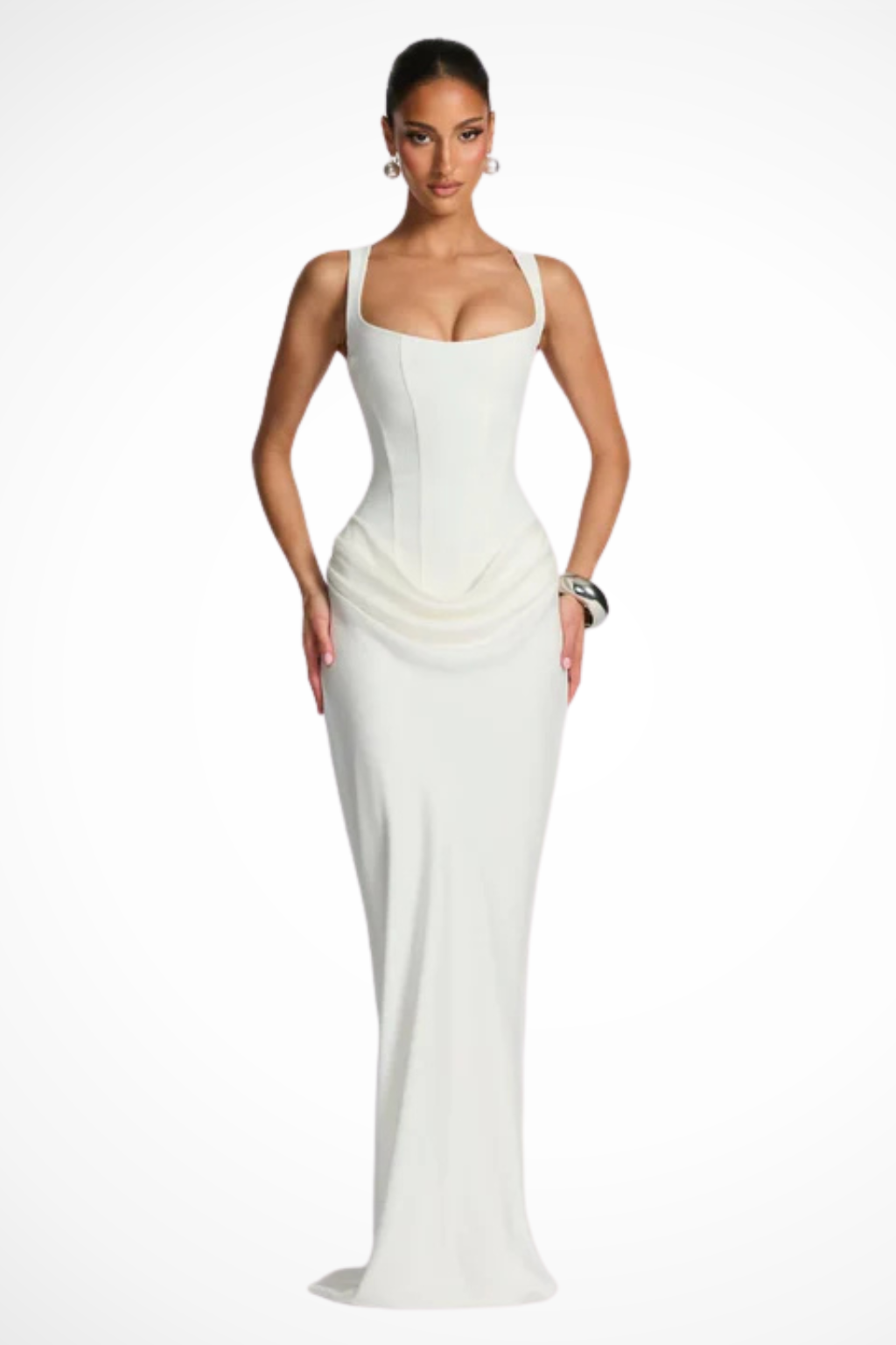 Matilda | Women’s Sleeveless Bodycon Maxi Evening Wedding Guest Dress