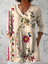 Clara | Long Blouse with V-Neck