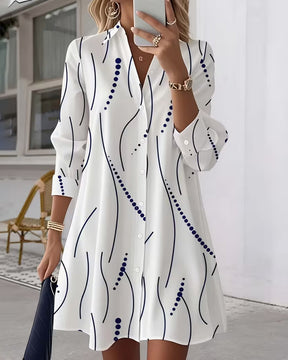 Elodie Wavy Collar Shirt