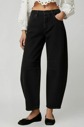 Anna | Women High Rise Wide Leg Denim Jeans