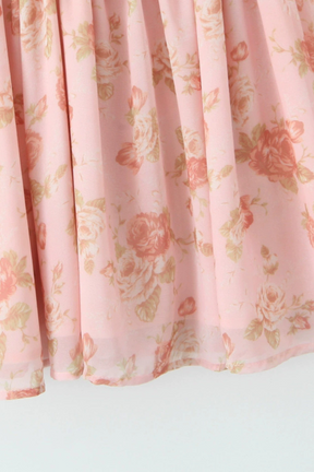 Langarmkleid Thalia – Feine Linien aus Polyester