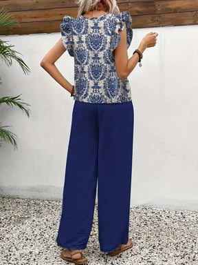 Amelia | Elegant Paisley Two-Piece Set