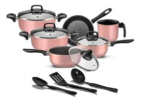 Jogo de Panelas Antiaderente 9 Peças - Teflon