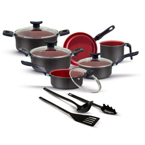 Jogo de Panelas Antiaderente 9 Peças - Teflon