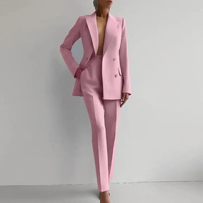 Sophia | Tailored Cigarette Pantsuit