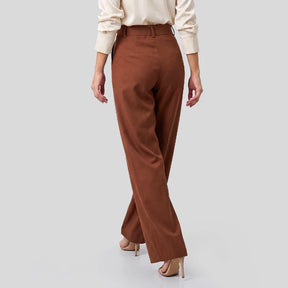 Calça Pantalona | Cintura Alta com Amarração