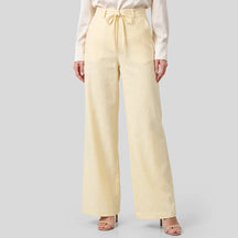 Calça Pantalona | Cintura Alta com Amarração