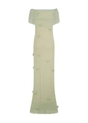 Elowyn Sage Knit Maxi Dress