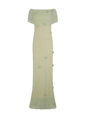 Elowyn Sage Knit Maxi Dress