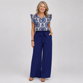 Amelia | Elegant Paisley Two-Piece Set