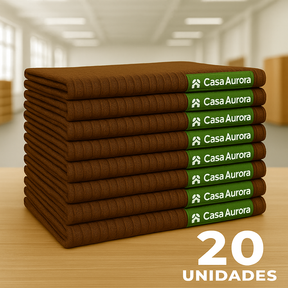 Kit com 20 Panos de Pratos 100% Algodão + Triturador De Alho Elétrico de BRINDE