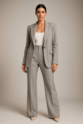 Classic Women's Blazer and Trousers Set