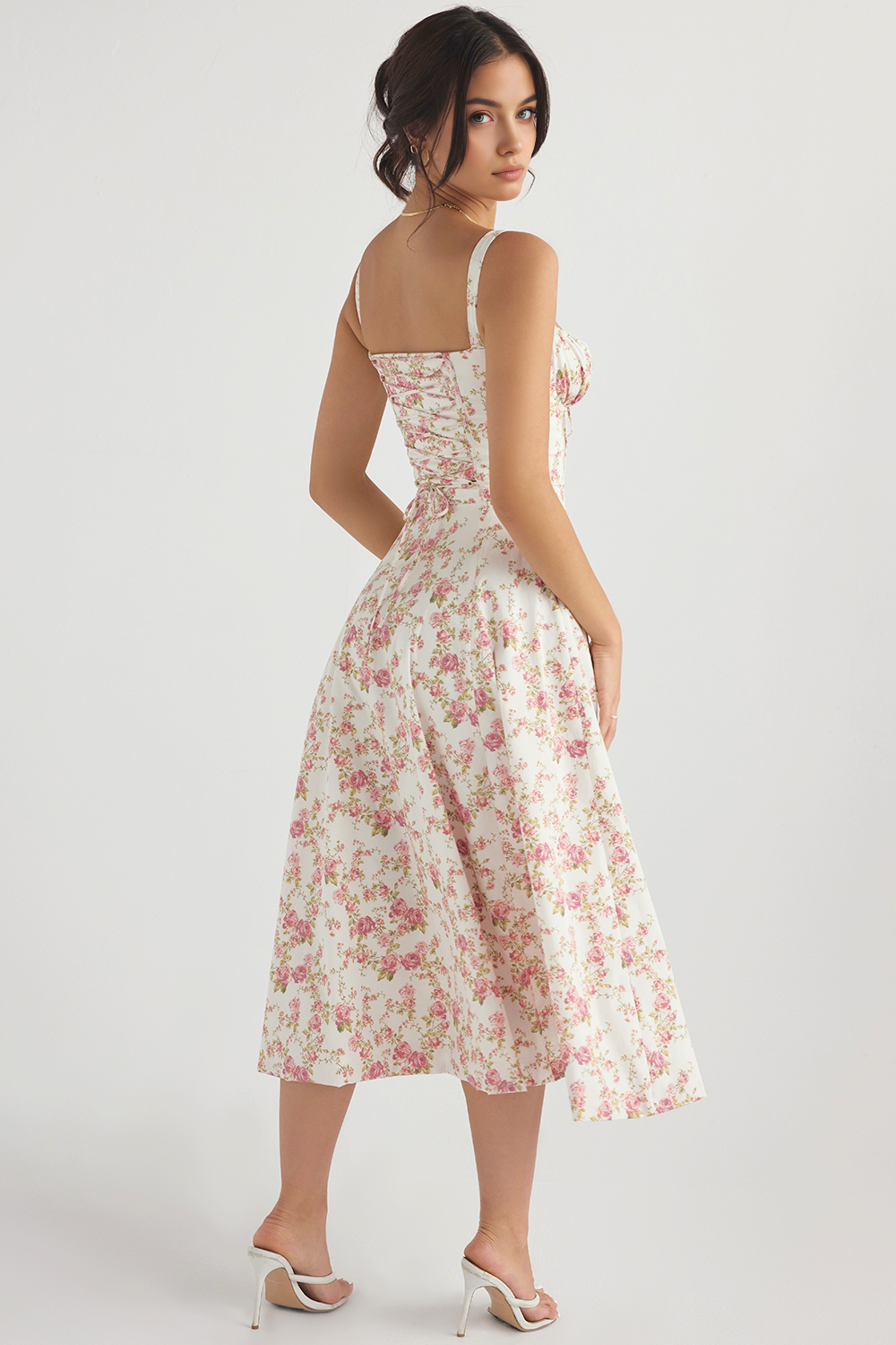 Midikleid Anna – Femininer Schnitt aus Polyester | Kaufe 1, erhalte 2