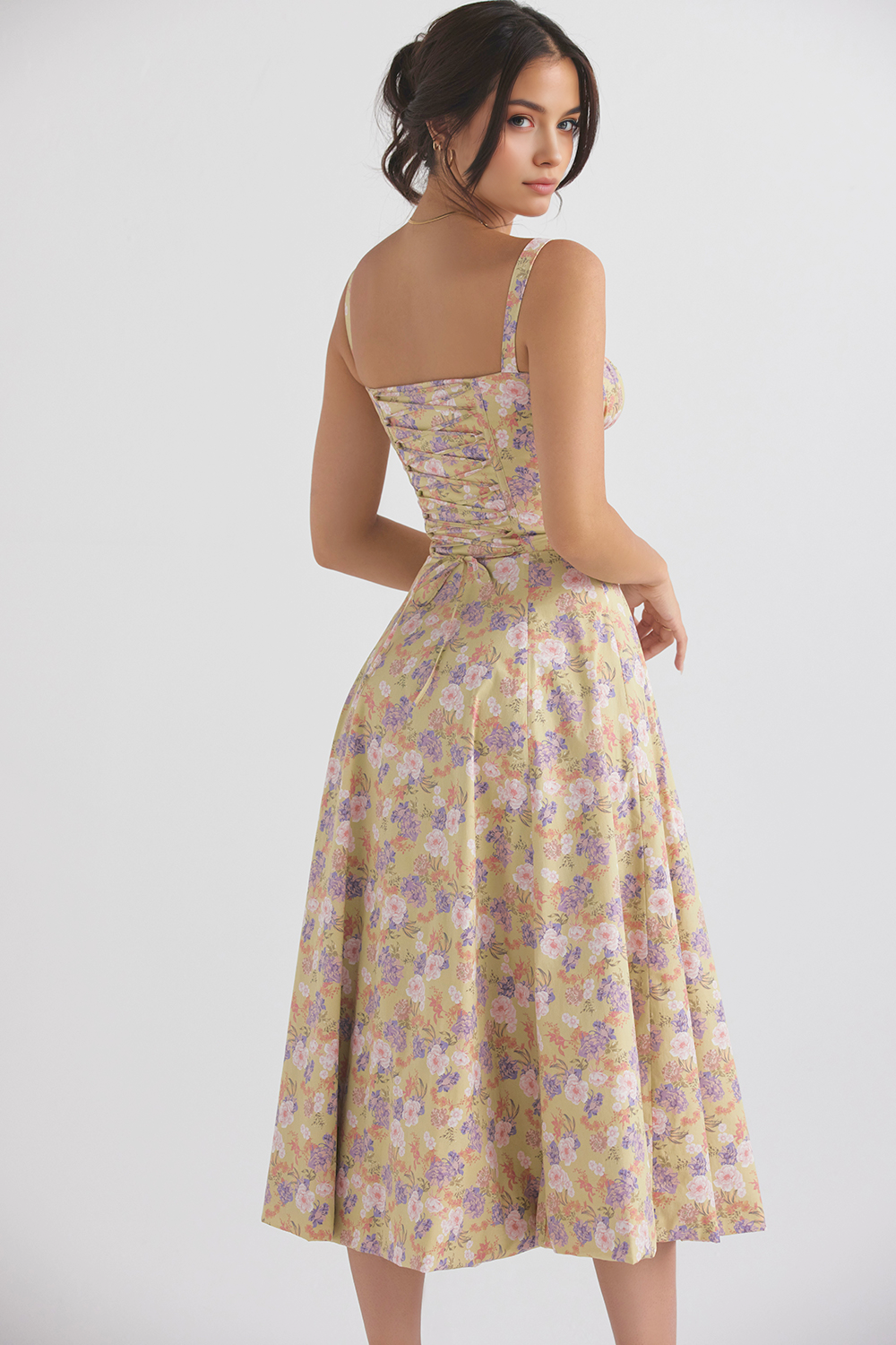 Midikleid Anna – mit Bustier-Oberteil aus Polyester