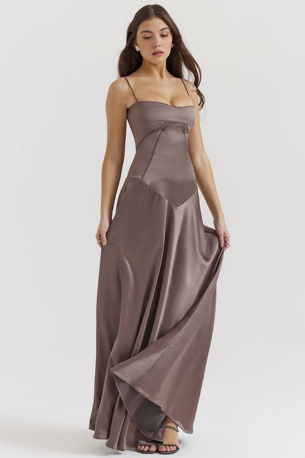 Maxikleid Marielle – eleganter Bustierstil aus Polyester, edle Optik