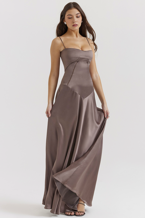 Maxikleid Marielle – eleganter Bustierstil aus Polyester, edle Optik