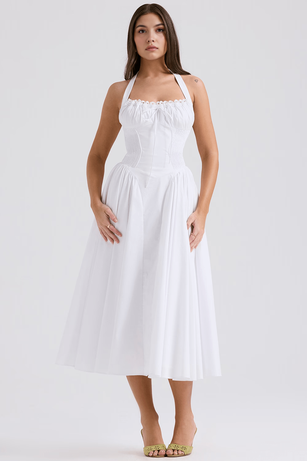 Midikleid Lena – figurformend aus Polyester