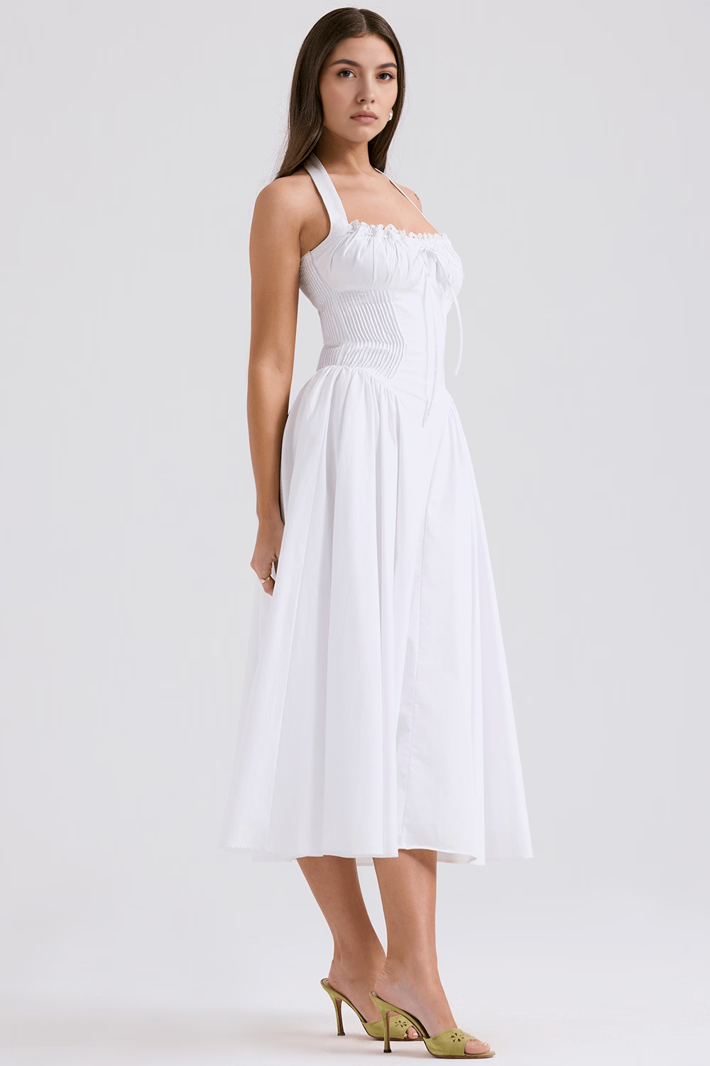 Midikleid Lena – figurformend aus Polyester